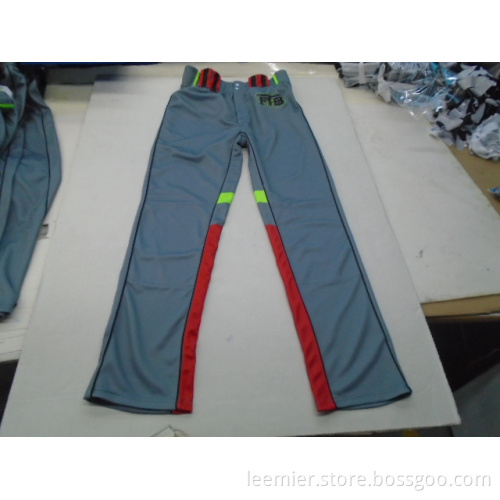 Custom New Design Sublimation Blank Baseball Pants Wholesale